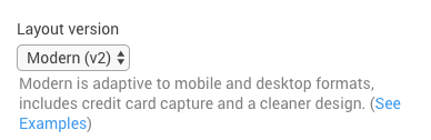 Toggle layout version for Public Signup Page