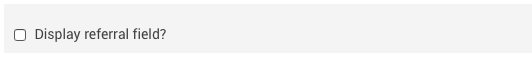 Enable referral field on signup page